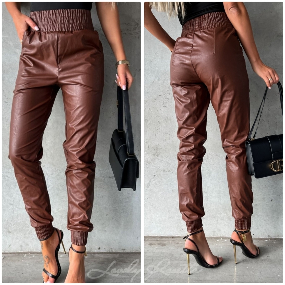Brown High Waist Pants
